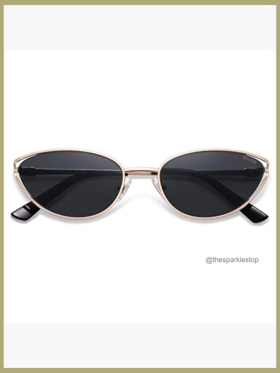 Metal Oval Polarized Sunglasses with UV400 Protection main image 4